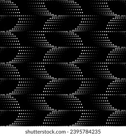 Vector seamless texture. Modern geometric background. Grid of dots.