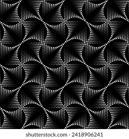 Vector seamless texture. Modern geometric background. Grid of dots.