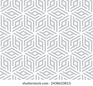 Vector de textura sin fisuras. Fondo geométrico moderno. Celosía con baldosas hexagonales.