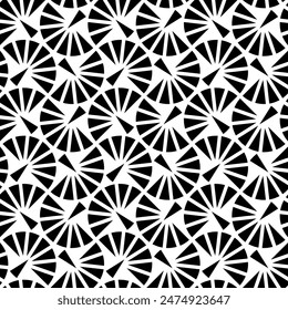 Vector textura sin costuras. Fondo geométrico moderno con azulejos rizados.