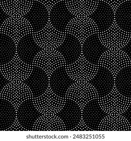 Vector textura sin costuras. Fondo geométrico moderno.Cuadrícula de puntos.