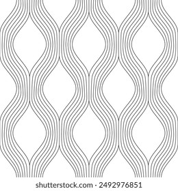 Nahtlose Vektorgrafik. Moderner geometrischer Hintergrund. Netz aus dünnen Fäden.