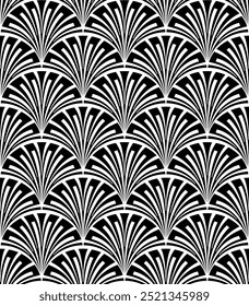 Vector seamless texture. Modern geometric background with abstract tiles.