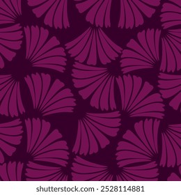 Vector seamless texture. Modern geometric background. Repeating geometric pattern with curly tiles
