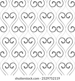 
Vector seamless texture. Modern geometric background. Dot grid.
