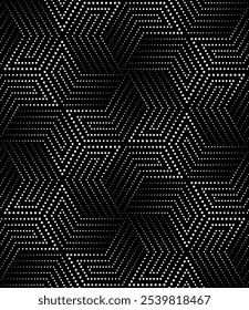 Vector textura sin costuras. Fondo geométrico moderno. Cuadrícula punteada.

