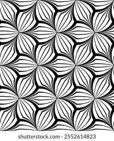 Nahtlose Vektortextur. Moderner geometrischer Hintergrund mit geformten Fliesen.