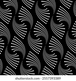 Vector seamless texture. Modern geometric background. Dotted grid.

