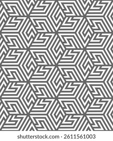 Vector seamless texture. Modern geometric background with rhombuses. 