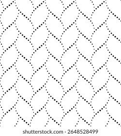 Vector textura sin costuras. Fondo geométrico moderno con círculos. Cuadrícula punteada
