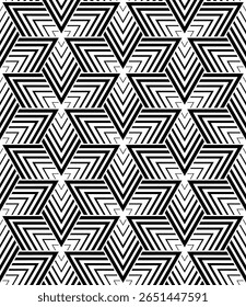 Vector seamless texture. Modern geometric background with rhombuses.