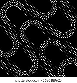 Vector textura sin costuras. Fondo geométrico moderno. Cuadrícula punteada.