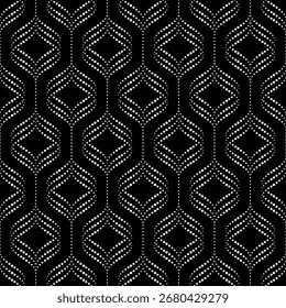 Vector textura sin costuras. Fondo geométrico moderno. Cuadrícula punteada.