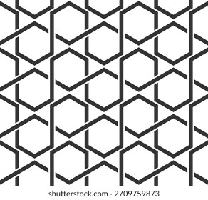Textura sem emenda do vetor. Plano de fundo geométrico moderno com listras de interseção.