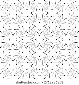 Vector textura sin costuras. Fondo geométrico moderno. Cuadrícula punteada.