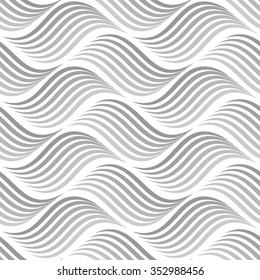 Textura sin fisuras vectorial. Fondo geométrico moderno. El patrón de ondas abstractas.