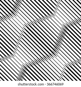 Vector seamless texture. Modern geometric background. Monochrome pattern of lines located diagonally.