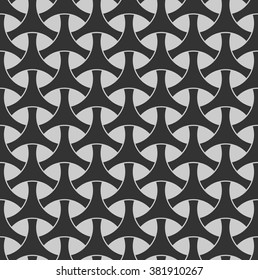 Vector seamless texture. Modern geometric background. Repeating pattern of abstract shapes.