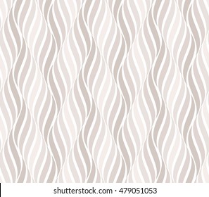 Vector seamless texture. Modern geometric background. Repeating pattern with wavy lines, arranged with an offset.