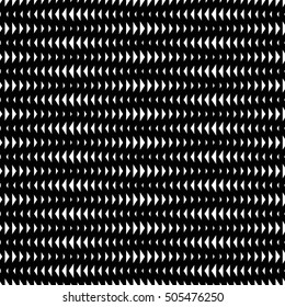 Vector seamless texture. Modern geometric background. Monochrome pattern of triangles of varying sizes.