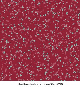 Vector seamless texture with multicolored dots on pink background