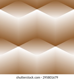 Vector seamless texture | optical illusion | Necker Cube | Wallpaper | Background | Geometric