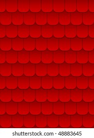 Vector seamless texture of red tile