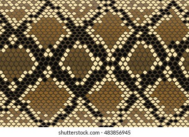 Vector seamless texture with a reptile skin, snake skin