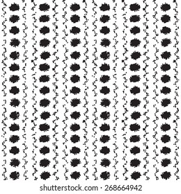 Vector seamless texture of thick fabric with geometric pattern. Jacquard pattern.