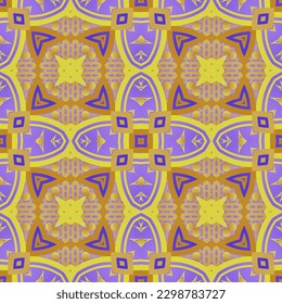 Vector de fondo abstracto sin fisuras texturizado en color azul combinado con color amarillo