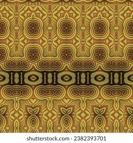 Vector seamless textured abstract background in brown color