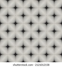 Vector seamless thin lines lattice pattern. Repeating geometric elements. Stylish monochrome background design.
