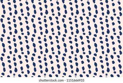 Vector seamless tie dye polka dot and drop pattern. Vector shibori print. Seamless hand drawn pattern. Ink textured japanese background. Modern batik wallpaper tile. Watercolor endless backdrop.