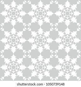 Vector seamless tile pattern. Abstract background. Ceramic tiles. Decorative monochrome design.