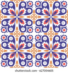 Vector seamless tiles background. For wallpaper, backgrounds, decoration for your design, ceramic, page fill and more