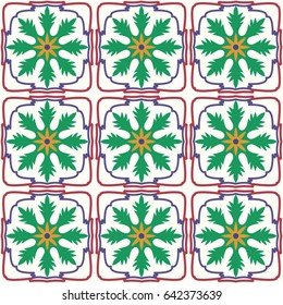 Vector seamless tiles background. For wallpaper, backgrounds, decoration for your design, ceramic, page fill and more.