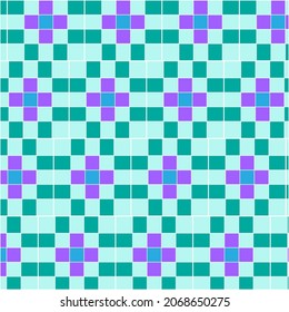 Vector Seamless Tiles Design. Multi color cube. Ideal for Tiles. Also used as a background. Pattern.