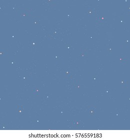 Vector seamless tiny squares pattern. Multi-colored starry texture background. Tiny scattered squares.