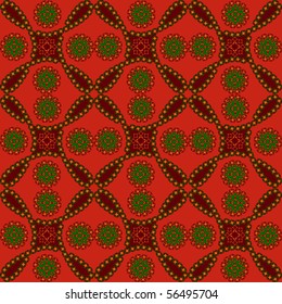 vector seamless tracery in ethnic style	