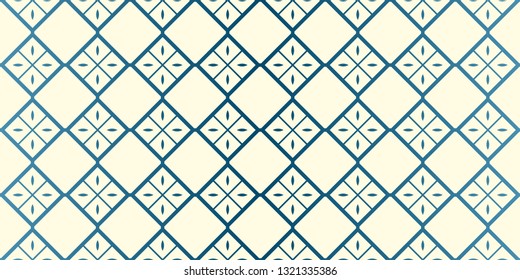 Vector Seamless Traditional Geometric Patterns In Pastel Colors. Endless Texture Can Be Used For Paper Or Scrapbooking. Blue oatmilk color.