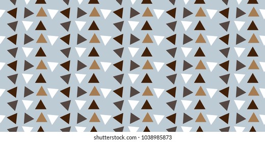 Vector seamless triangle background.