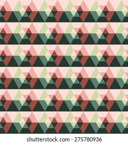 Vector Seamless Triangle and hexagon Pattern. Colorful hexagons. Zigzag pattern. Geometric background. Ethnic background. Textile, paper or ceramic backdrop.Abstract background.Vector regular Texture.