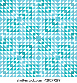 Vector seamless triangle pattern. Abstract geometric background