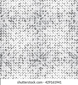 Vector seamless triangle pattern. Abstract geometric background