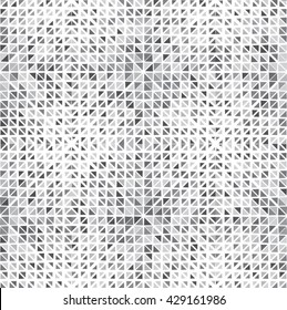 Vector seamless triangle pattern. Abstract geometric background