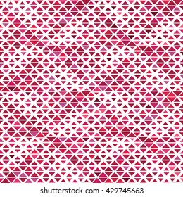 Vector seamless triangle pattern. Abstract geometric background