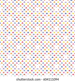 Vector seamless triangle pattern. Modern stylish texture. Repeating geometric background. - stock vector