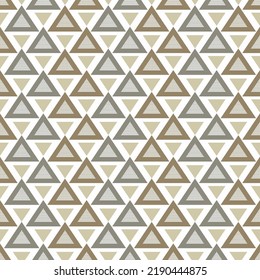 Vector seamless triangular pattern design