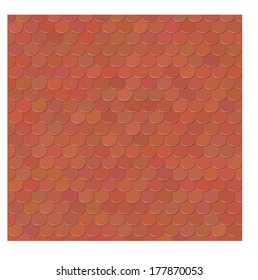 vector seamless variegation texture of the clay tile