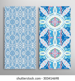 Vector seamless vertical patterns set with hand drawn texture for Wedding, Bridal, Valentine's day or Birthday Invitations. Fabric or paper print, fashion illustration. Abstract geometric background.